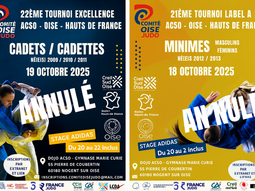 Image de l'actu 'Annulation des Tournois Minimes et Cadets'