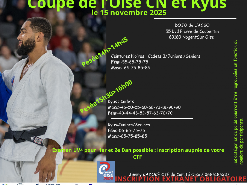 Image de l'actu 'Coupe de l'Oise des Ceintures Noires et des Kyus'