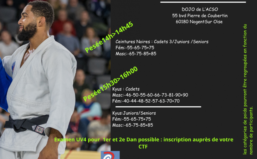 Coupe de l'Oise des Ceintures Noires et des Kyus